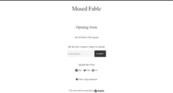 Desktop Screenshot of musedfable.com
